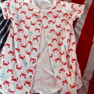 Crabby romper